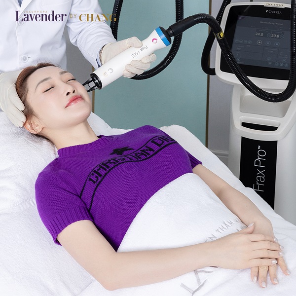 Máy Laser Frax Pro - được tích hợp trong phác đồ xóa nám trẻ hóa da Biocell Plus của Lavender By Chang