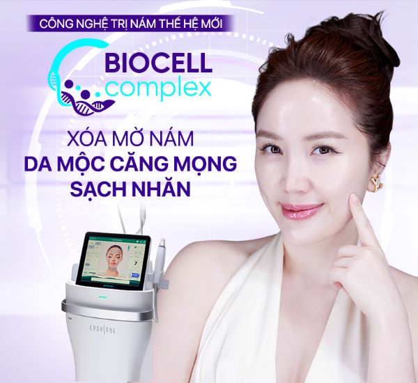 Biocell Complex là liệu trình trị nám trẻ hoá toàn diện