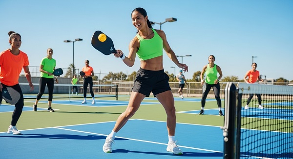 Người lớn tuổi và người mới tập luyện chơi pickleball để giảm cân