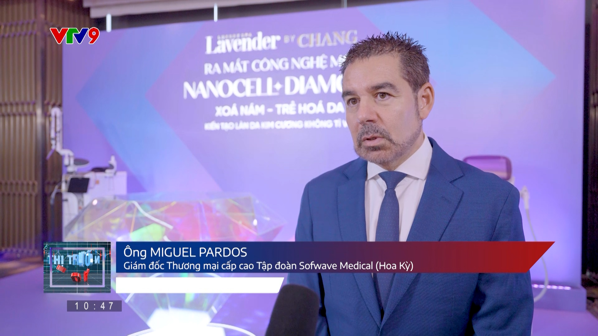 vtv dua tin lavender by chang ra mat nanocell diamond3 - lavender by chang