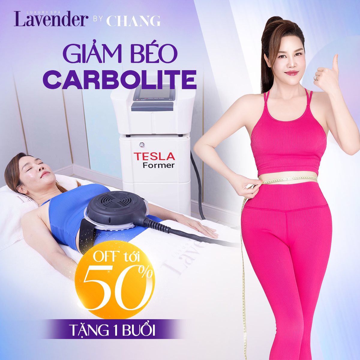 ctkm thang11 lam dep sale bung no 6 - lavender by chang