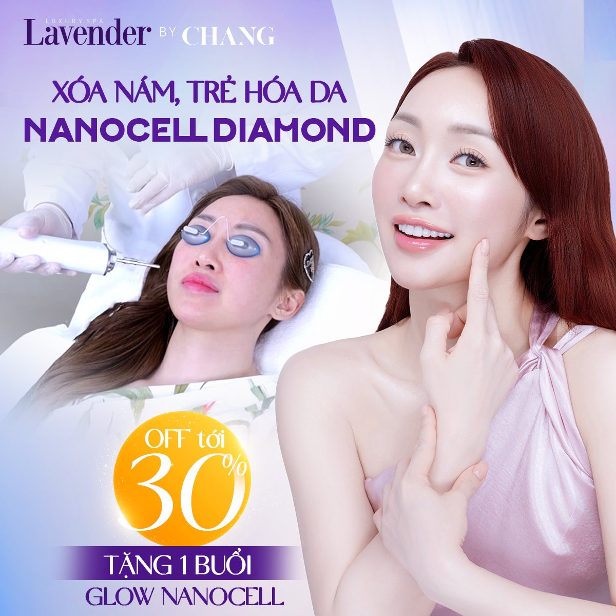 ctkm thang11 lam dep sale bung no 8 - lavender by chang