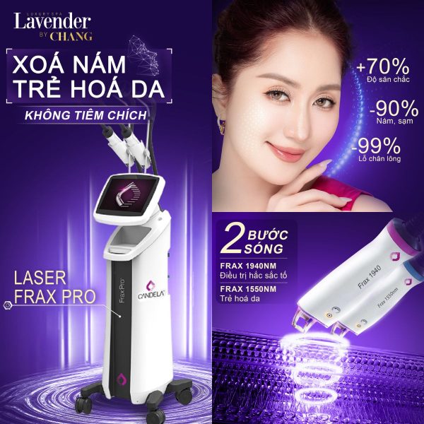 laser trị nám chân sâu