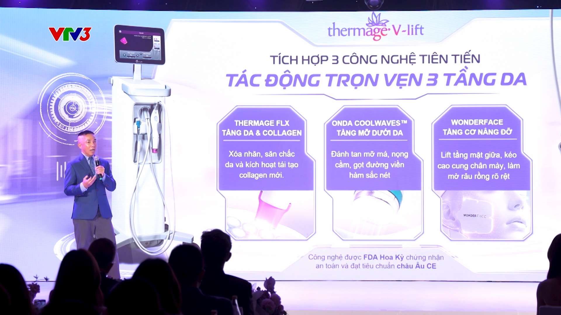 vtv3 dua tin lavenderbychang ra mat cong nghe tre hoa da tang thermage v lift5 - lavender by chang