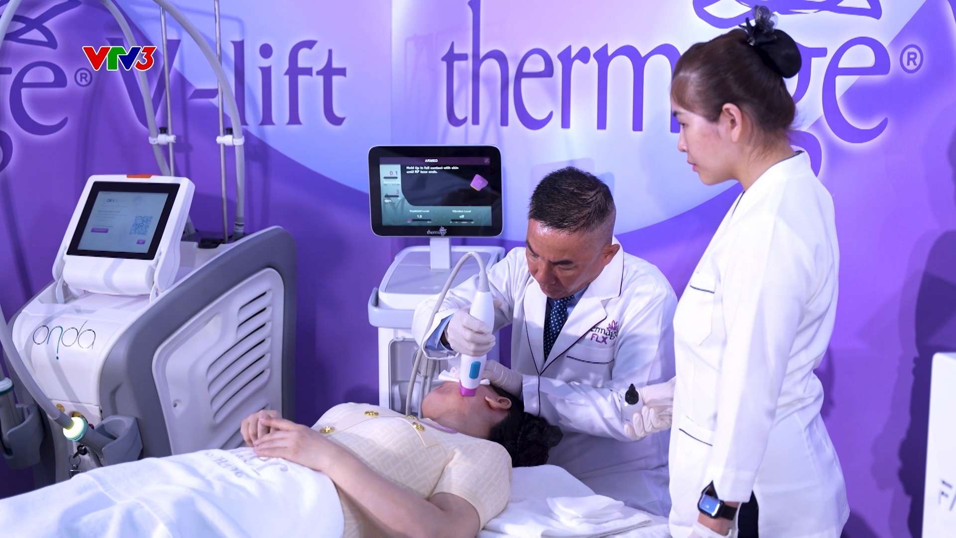 vtv3 dua tin lavenderbychang ra mat cong nghe tre hoa da tang thermage v lift8 - lavender by chang